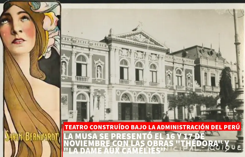 El teatro donde se presentó Sarah era de muy poco nivel para una gran artista como ella.