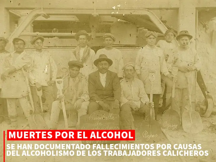 Lamentablemente hubo muertes por alcoholismo en las oficinas salitreras de la pampa del norte de Chile