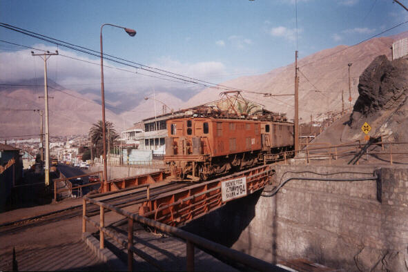 El histórico tren calichero (Foto Pablo Moraga).