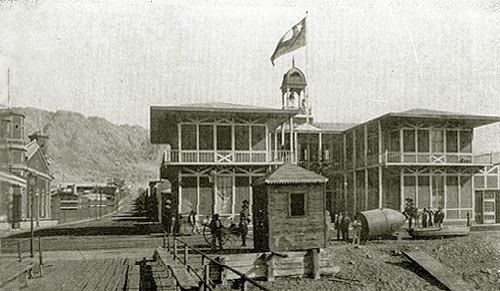 Torre vigía en la exaduana, hoy Museo Regional de Antofagasta
